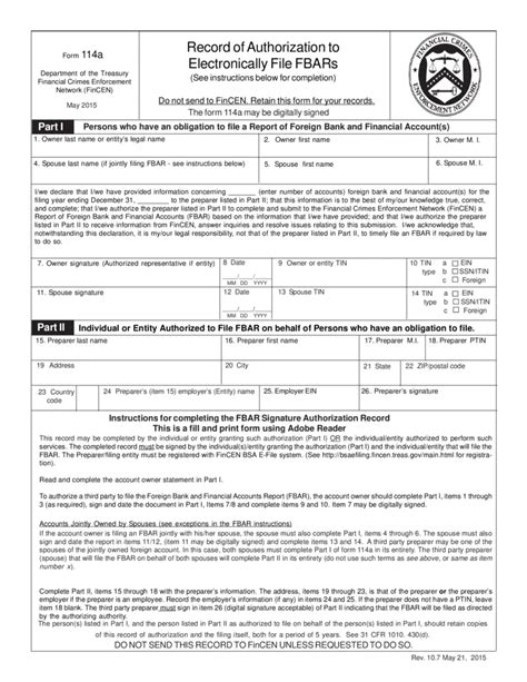 rcbkk-114a|Record of Authorization to 114a Electronically File FBARs.